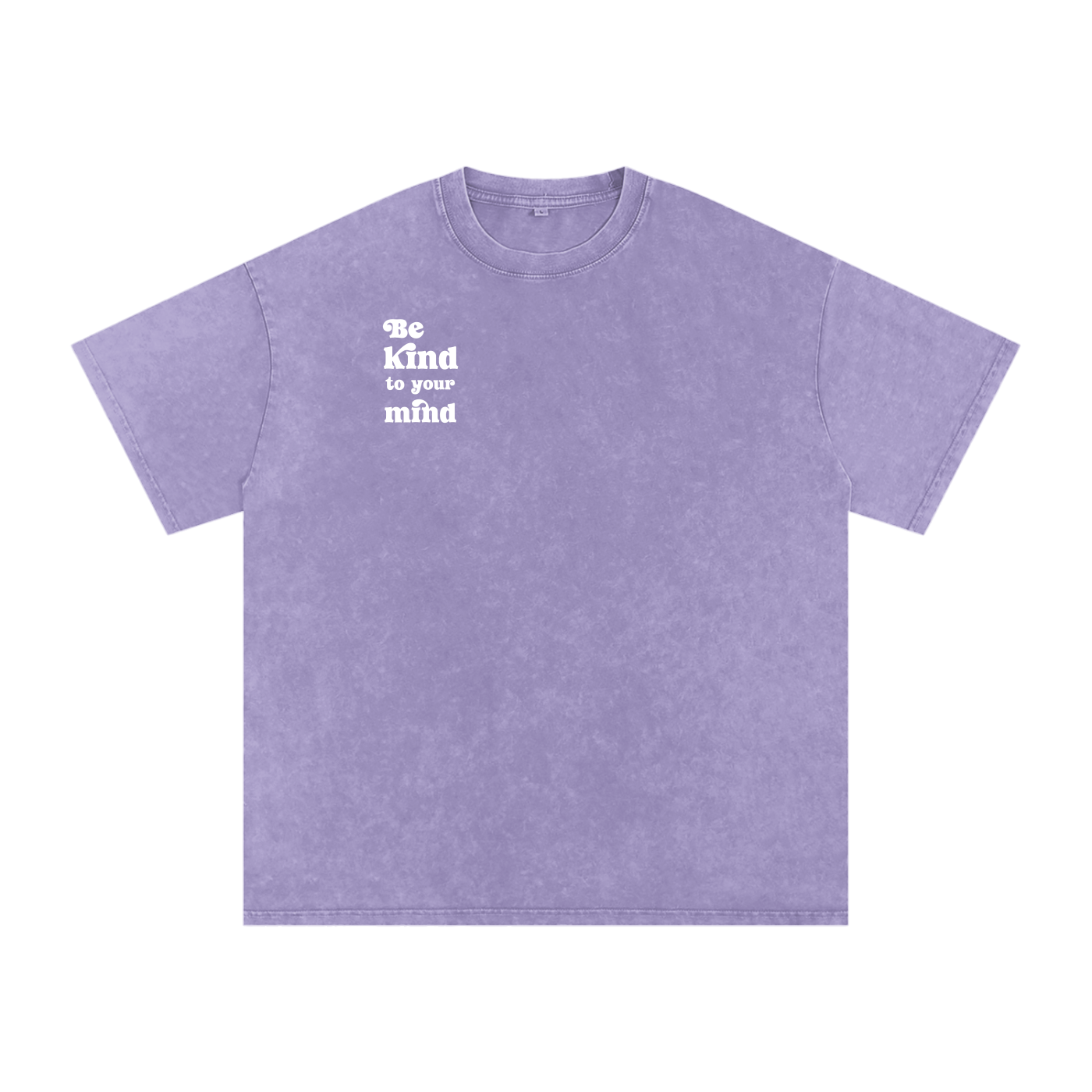 BE KIND TO YOUR MIND Oversized Cotton T-Shirt