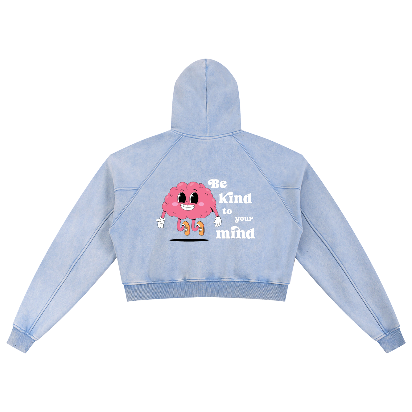 BE KIND TO YOUR MIND Cropped Hoodie