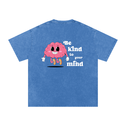 BE KIND TO YOUR MIND Oversized Cotton T-Shirt