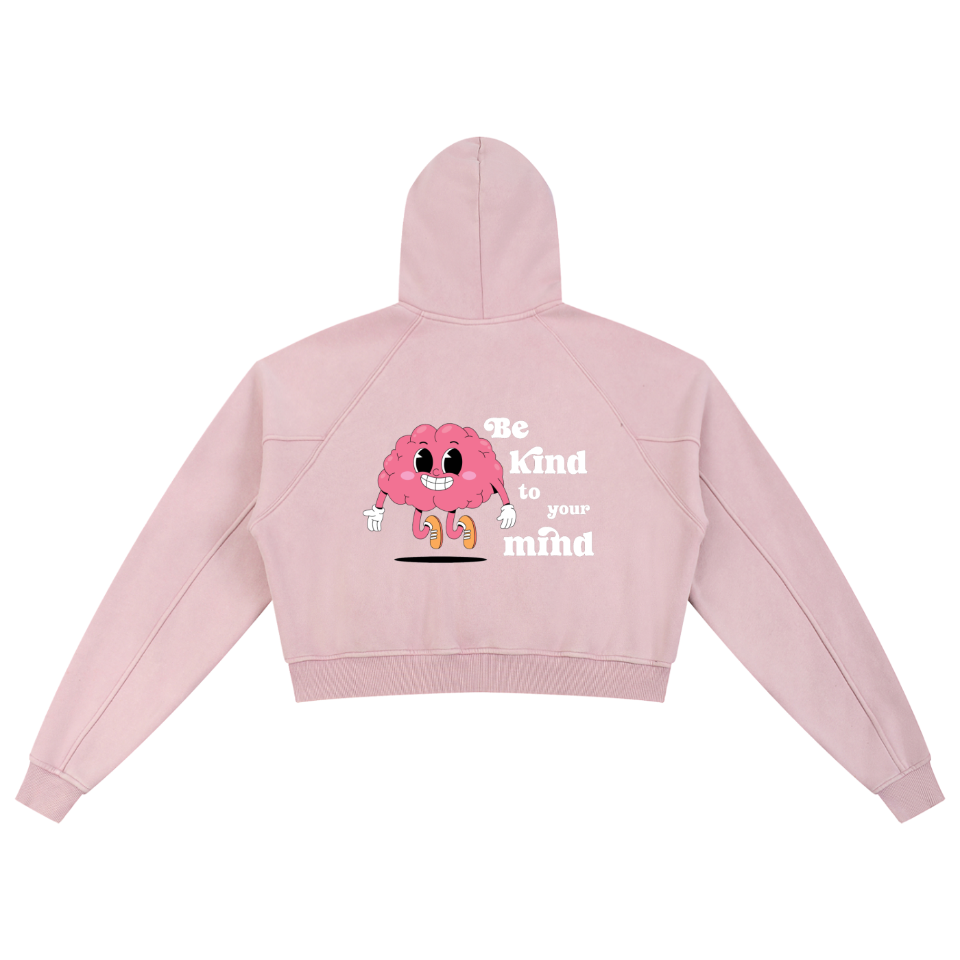 BE KIND TO YOUR MIND Cropped Hoodie