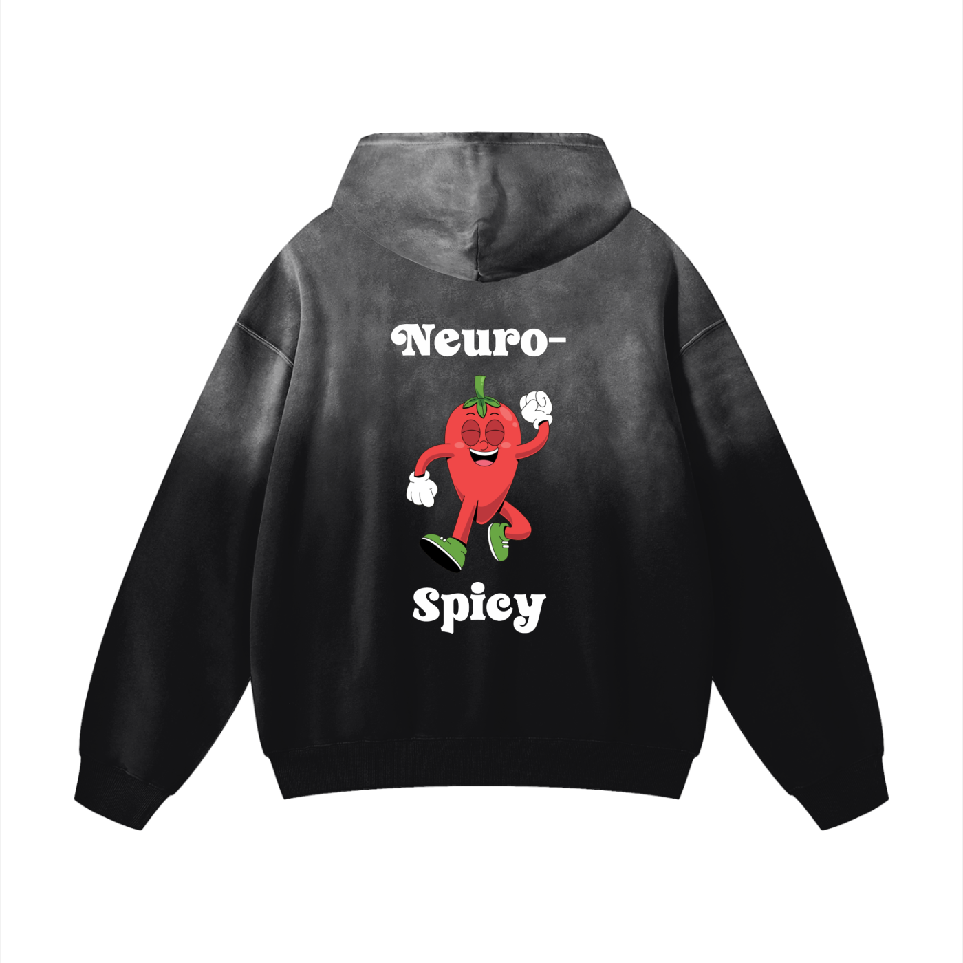 NEURO-SPICY Heavyweight Sunfade Oversized Hoodie