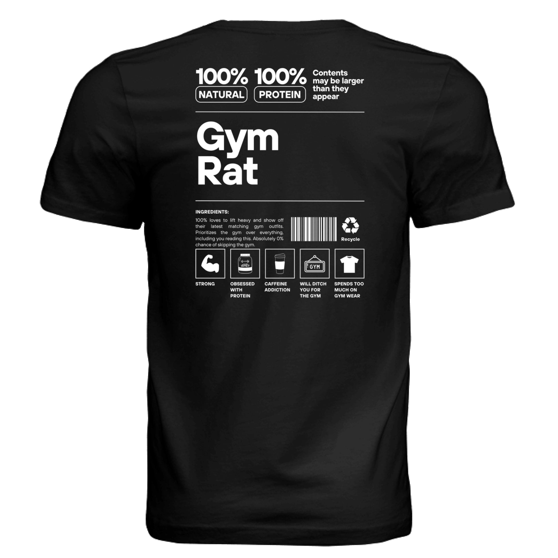 SLD BLK TRIBLEND - BACK