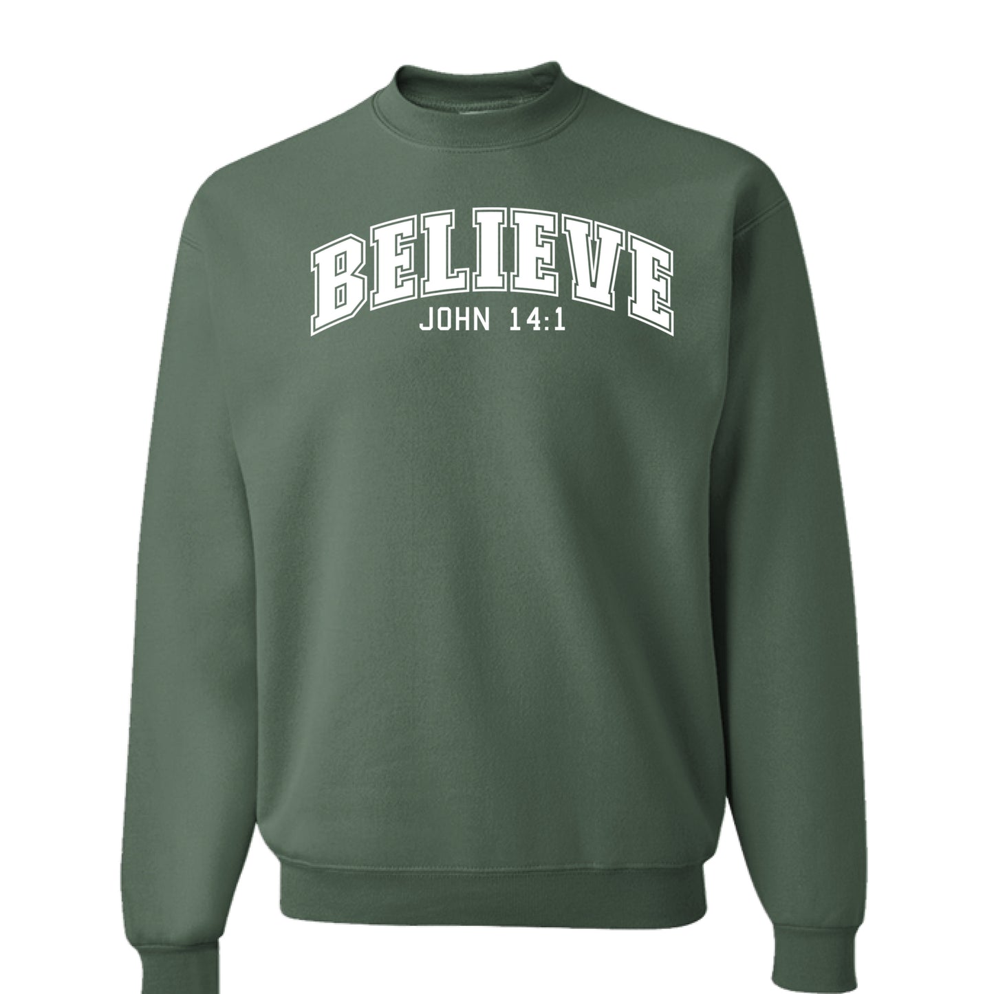 Military Green Heather - FRONT