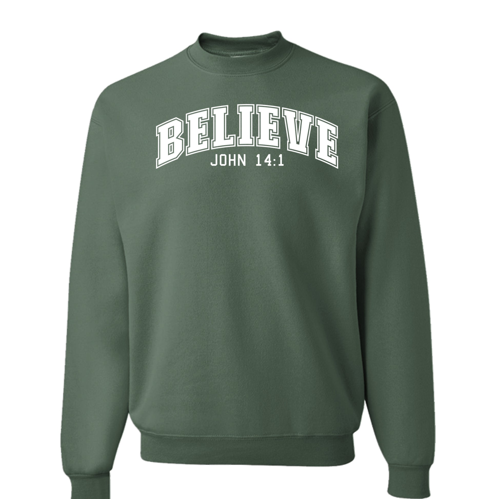 Military Green Heather - FRONT